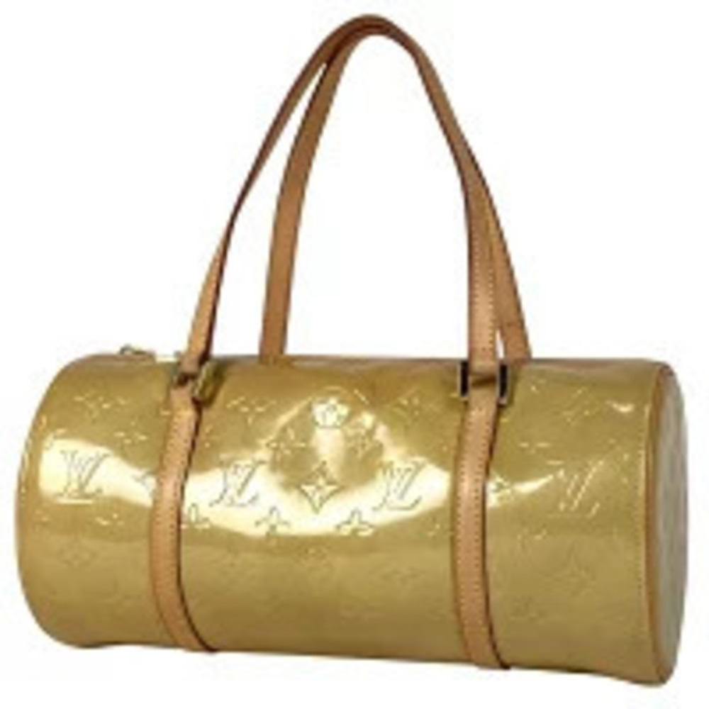 Louis Vuitton Bedford Cylindrical 2way Shoulder Bag Monogram Vernis Beige